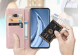 Etui z klapką do Oppo Reno 12 Pro, Mandala, różowe