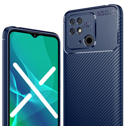 Etui do Xiaomi Redmi 10C, Carbon Gel, granatowe