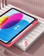 Etui do iPad 11" 2025 A16 (11 gen.) / iPad 10.9" 2022 (10 gen.), Smartcase Hybrid, z miejscem na rysik, różowe