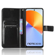 Etui z klapką do Infinix Note 30, Crazy Horse Wallet, czarne