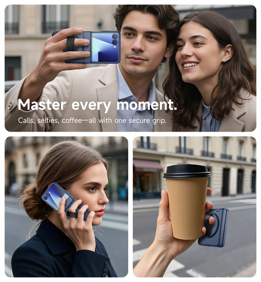 Etui do Samsung Galaxy Z Flip7, Suritch, niebieskie