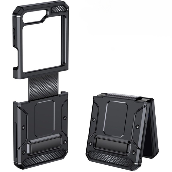 Etui do Samsung Galaxy Z Flip 5 5G, Dual-Layer Armor, czarne
