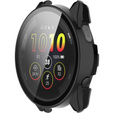 2w1 Etui + Szkło Hartowane do Garmin Forerunner 265, Czarne