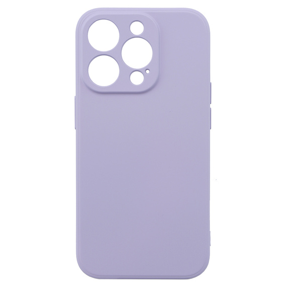 Etui do iPhone 15 Pro Max, Silicone Lite, fioletowe