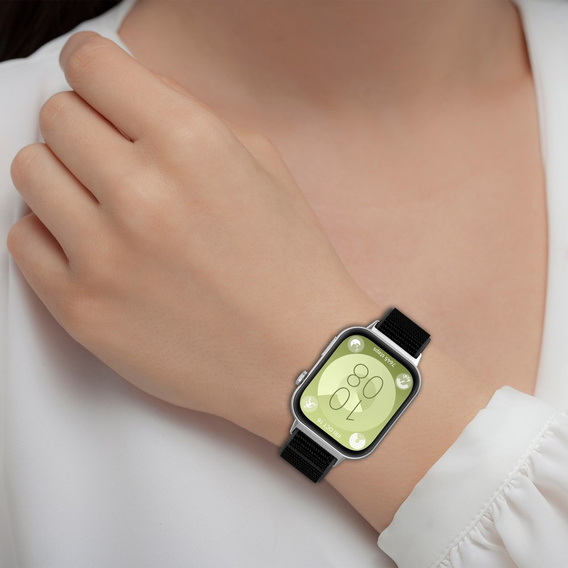 Pasek Nylonowy do Huawei Watch Fit 4 / 4 Pro / 3, Czarny