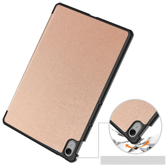 Zestaw Etui + Szkło Hartowane do Huawei MatePad 11.5, Smartcase, różowe rose gold