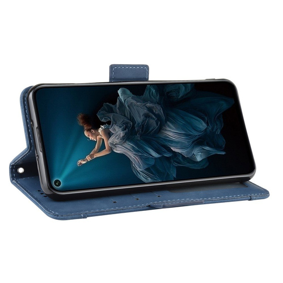 Etui z klapką do Huawei Honor 20 / Nova 5T, Card Slot, niebieskie