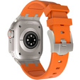 Pasek Silikonowy do Apple Watch 1/2/3/4/5/6/7/8/9/10/11/SE Ultra 1/2/3 42/44/45/46/49mm, Pomarańczowy