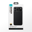 Etui BENKS Kevlar Armor Air do iPhone 17 Pro Max, Carbon Fiber 600D A070, do MagSafe – czarne