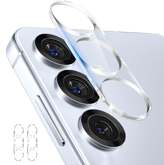 2x Szkło hartowane na aparat ERBORD do Samsung Galaxy A56 5G, Przezroczyste