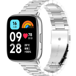 Bransoleta Stalowa do Xiaomi Redmi Watch 3 Active, Srebrna
