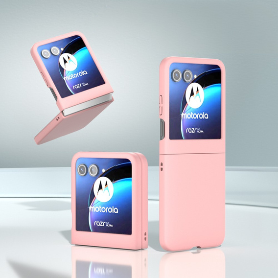 Etui do Motorola Razr 50 5G / Razr 60 5G, PC Case, różowe
