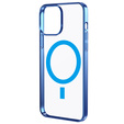 Etui do iPhone 13 Pro Max, ERBORD Hybrid MagSafe Case, niebieskie