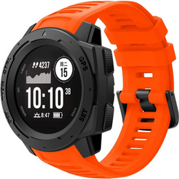 Pasek Silikonowy do Garmin Instinct / Instinct 2, Pomarańczowy