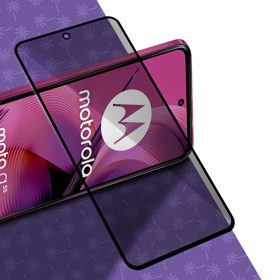 Szkło Hartowane Prywatyzujące Shy Palm do Motorola Moto G55 5G