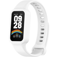 Pasek Silikonowy do Xiaomi Smart Band 9 Active / Xiaomi Redmi Band 3, Biały