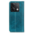 Etui do Xiaomi Redmi Note 13 5G, Wallet Litchi Leather, zielone