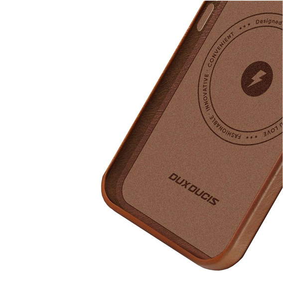 Etui do iPhone 14 Plus, Dux Ducis Max-Naples z Magsafe, Brown