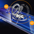 Etui do Xiaomi Redmi 7, silikonowe z ringiem Airbag Ring, czerwone