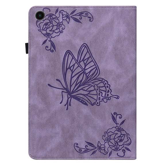 Etui do Samsung Galaxy Tab A11+, Butterfly, fioletowe
