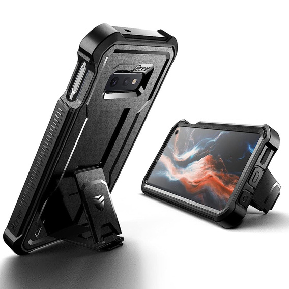 Etui pancerne do Samsung Galaxy S10e, Dexnor Full Body, czarne