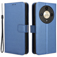 Etui z klapką do Honor Magic 6 Lite 5G, Wallet Smart Magnet, niebieskie