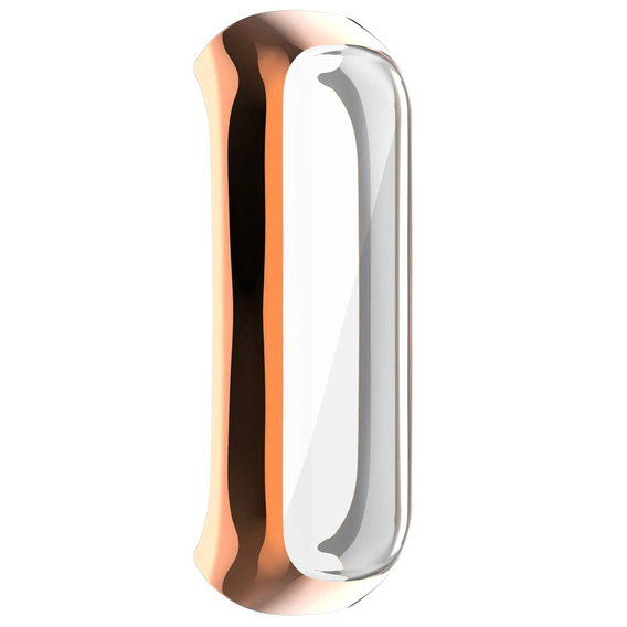 Etui z osłoną na ekran do Samsung Galaxy Fit 2 SM-R220, Rose gold
