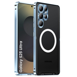 Etui z ochroną aparatu do Samsung Galaxy S25 Ultra, CamShield MagSafe, niebieskie
