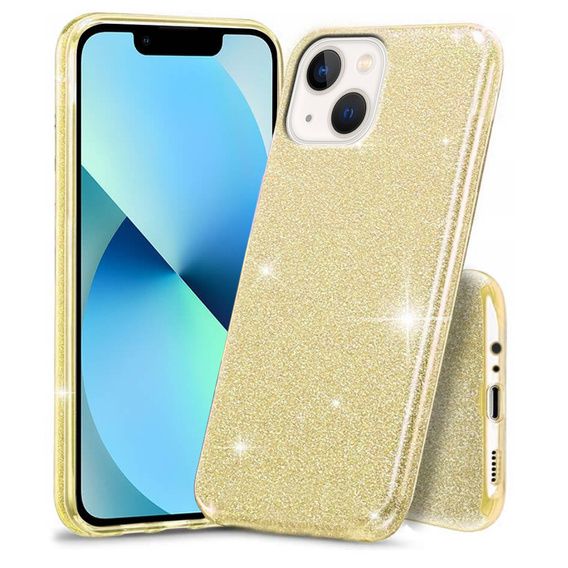 Etui Glitter Case do iPhone 13 Mini, Gold