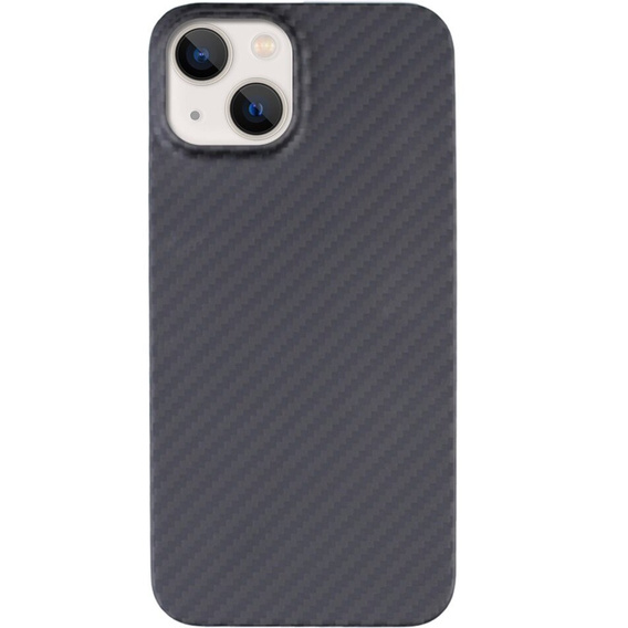 Etui do iPhone 14, karbonowe Carbon Fiber, czarne