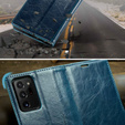 Etui z klapką CASEME do Samsung Galaxy Note 20 Ultra, Waxy Textured, niebieskie