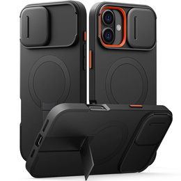 Etui do iPhone 16 Plus, Suritch Shockproof, do MagSafe, czarne