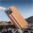 Etui do iPhone 14 Pro, Carbon Fiber MagSafe, żółte