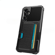 Etui do Samsung Galaxy A55 5G, Card Holder Kickstand, czarne