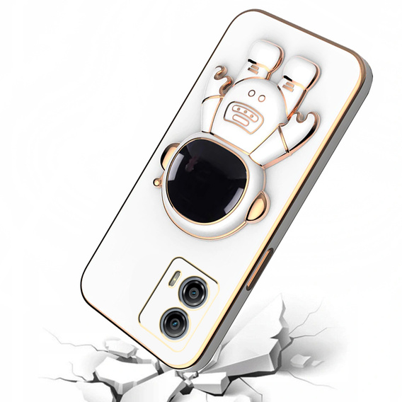 Etui do Motorola Moto G53 5G, Astronaut, białe