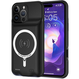 Etui z Baterią 7000mAh do iPhone 16 Pro do MagSafe, czarne