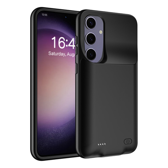 Etui z Baterią 6500mAh do Samsung Galaxy S25, czarne