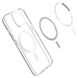 Etui Spigen do iPhone 13, Ultra Hybrid Mag MagSafe, White + Szkło