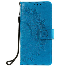 Etui z klapką do Xiaomi Redmi 10, Mandala, niebieskie