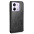 Etui z klapką do Xiaomi Poco M7 Pro 5G, Flip, czarne