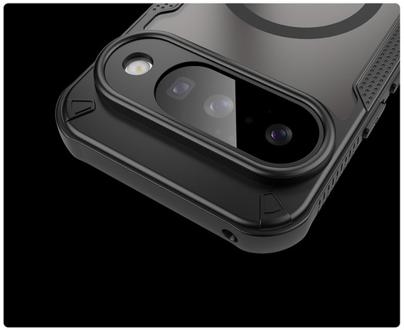 Etui Matt Case do Google Pixel 10 Pro XL, do MagSafe, wzmocnione, matowe czarne