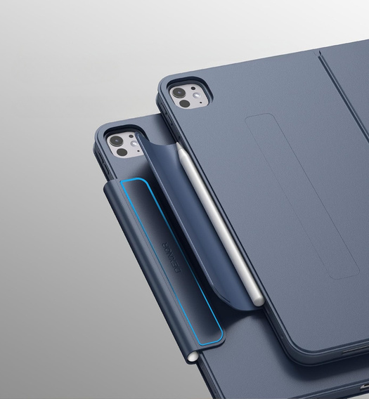 Dexnor iPad Pro 13" 2024 (7 gen.) – magnetyczne etui z funkcją podstawki - niebieskie