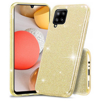 Etui Glitter Case do Samsung Galaxy A42 5G, Gold