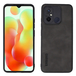 Etui do Xiaomi Redmi 12C, ERBORD Business, z blaszką do uchwytów samochodowych, szare