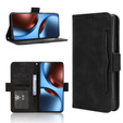 Etui z klapką do Realme GT 7 / 7T, Card Slot, czarne
