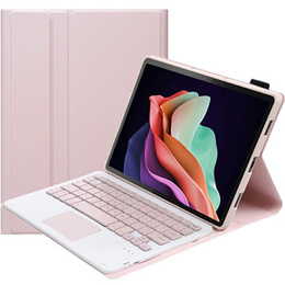Etui z klawiaturą do Lenovo Tab P11 Gen 2 TB350FU TB350XU 11.5", TouchPad, różowe rose gold