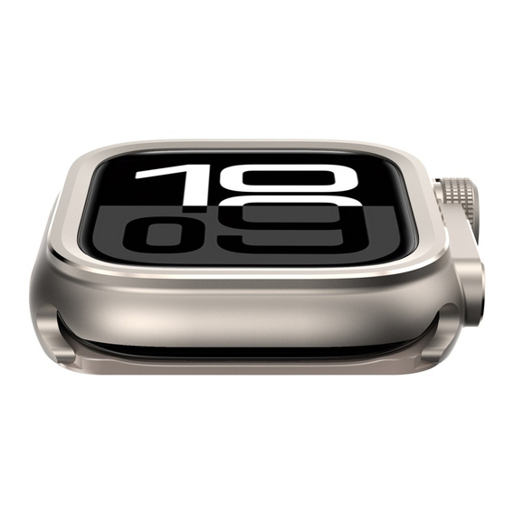 Etui aluminiowe do Apple Watch 10/11 46mm, tytanowe