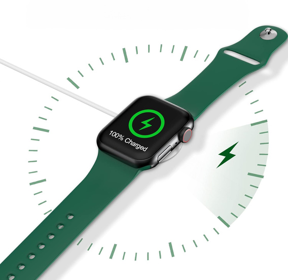 Ładowarka magnetyczna do smartwatchy Apple Watch USB-C 1 m - biała