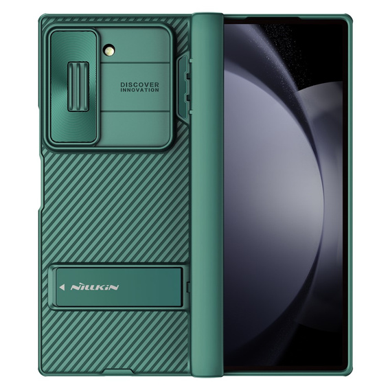 Etui do Samsung Galaxy Z Fold6 5G, pancerne Nillkin, CamShield Pro, zielone