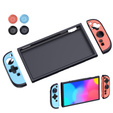 StarTRC Games – Etui ochronne do Nintendo Switch 2 + Kolorowe uchwyty do Joy-Conów